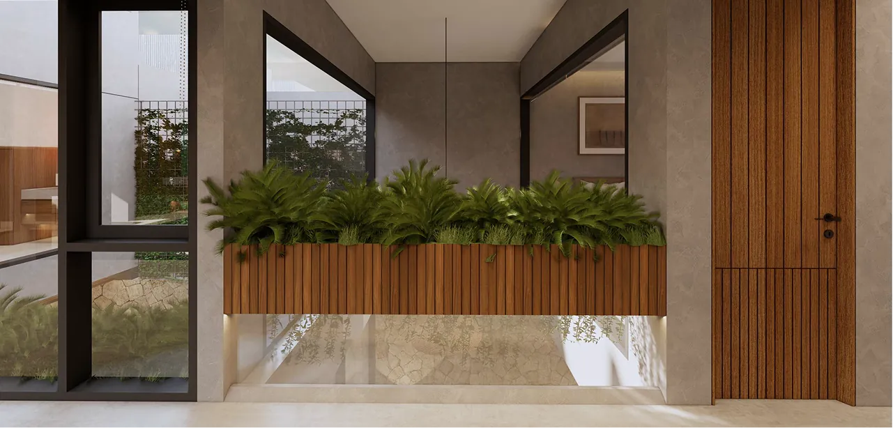 Nusakha Villas private pool — serene minimalist villa in Canggu, Bali